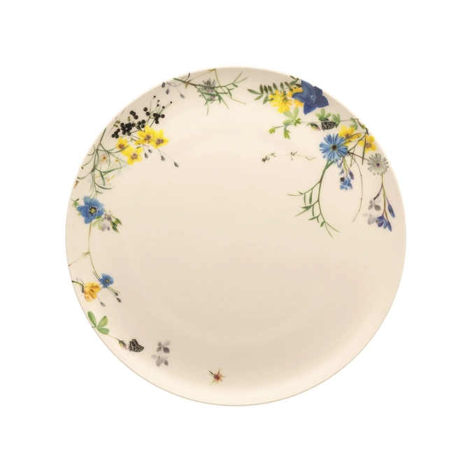 Brillance Fleurs des Alpes Assiette plate 27 cm