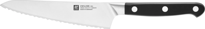 Zwilling pro ladies knife à lame crantée, 140 mm