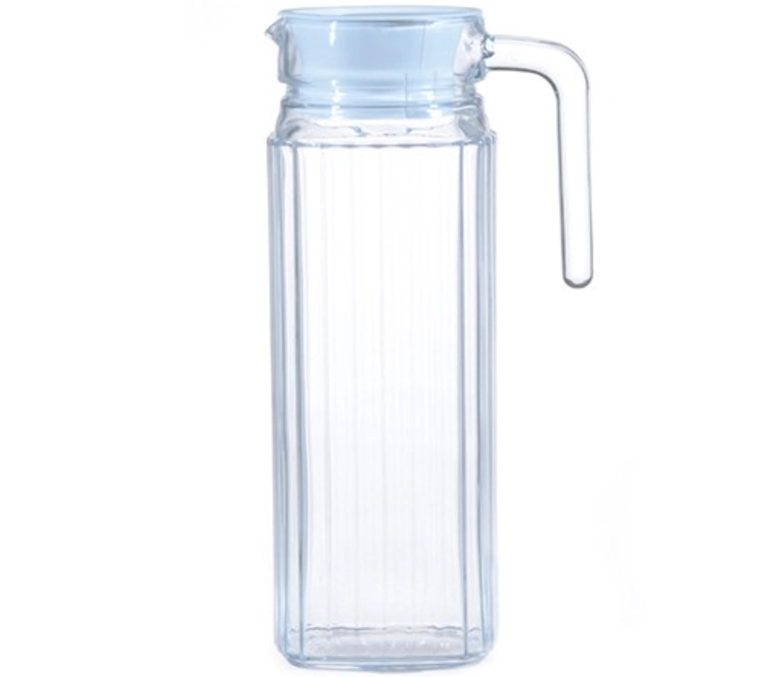 Quadro pichet en verre 1.7lt avec couvercle blanc