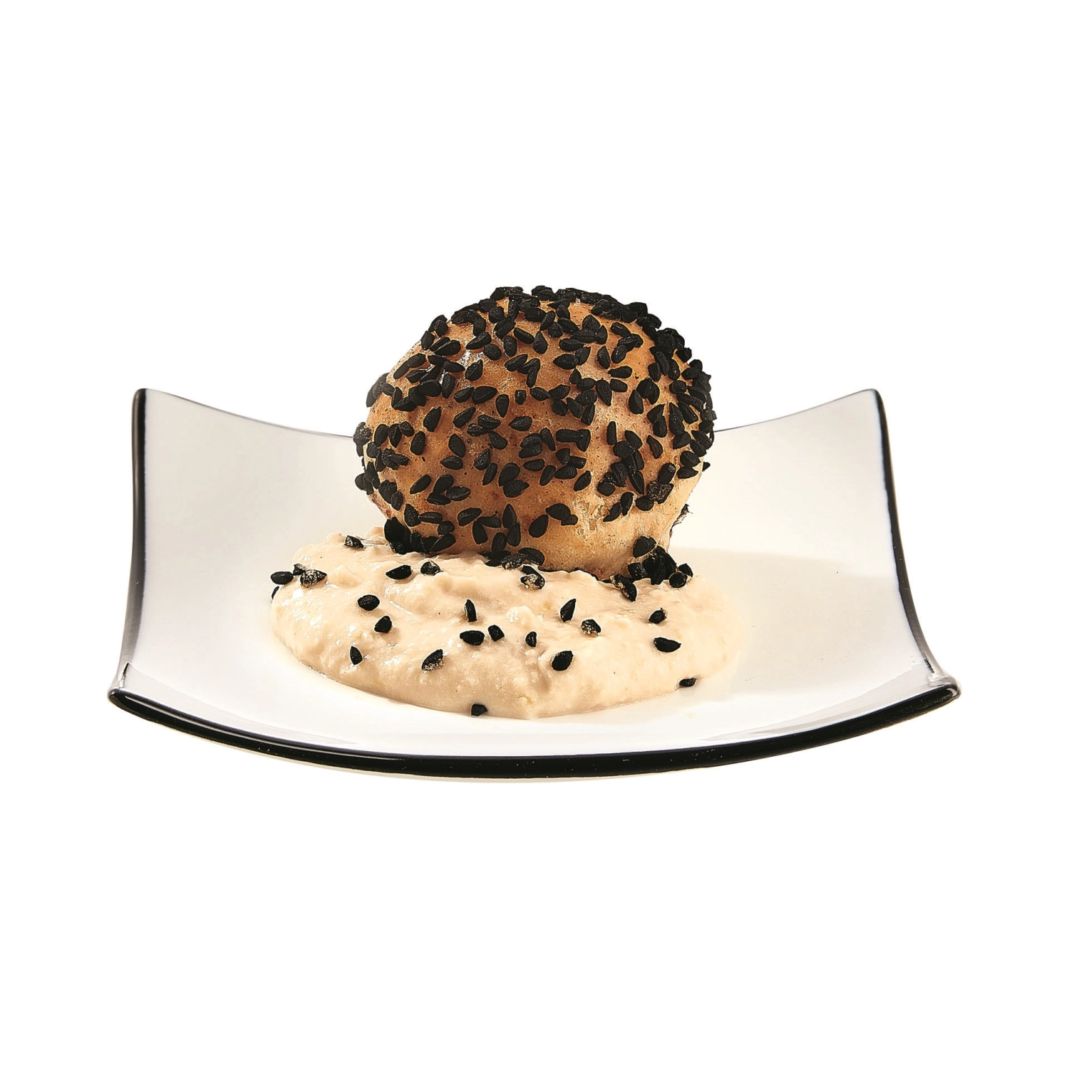Appetizer Filet Black Coupe carrée 9.5cm
