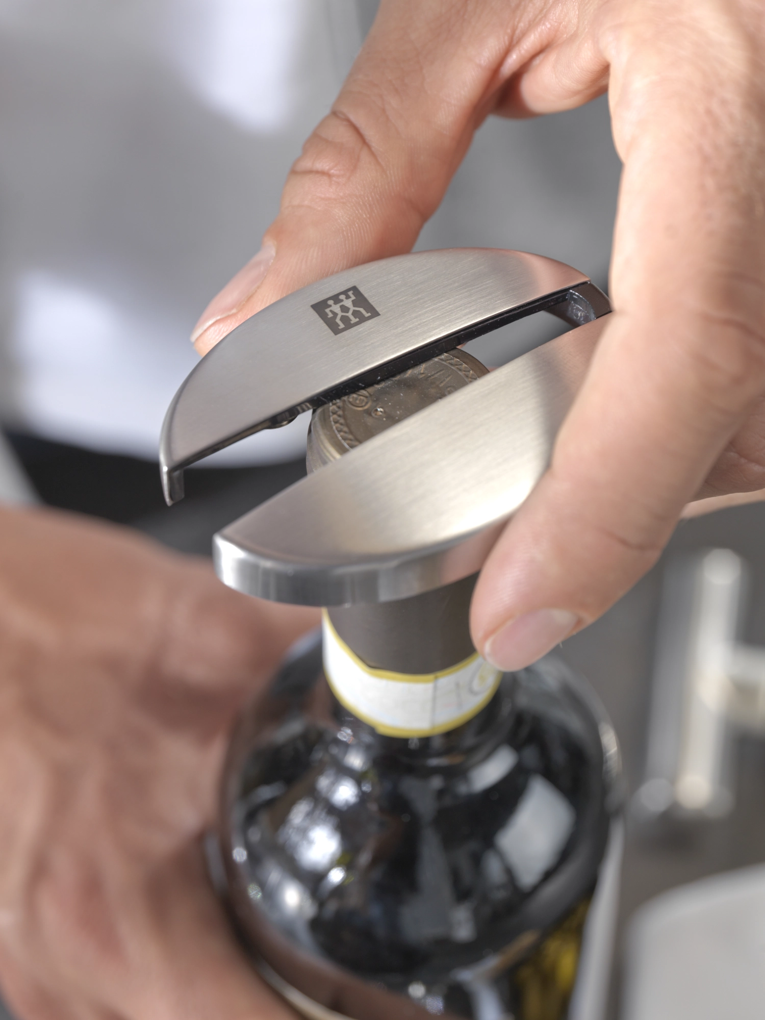 Découpeur de film 13x8x4.2 cm, acier inoxydable, argenté