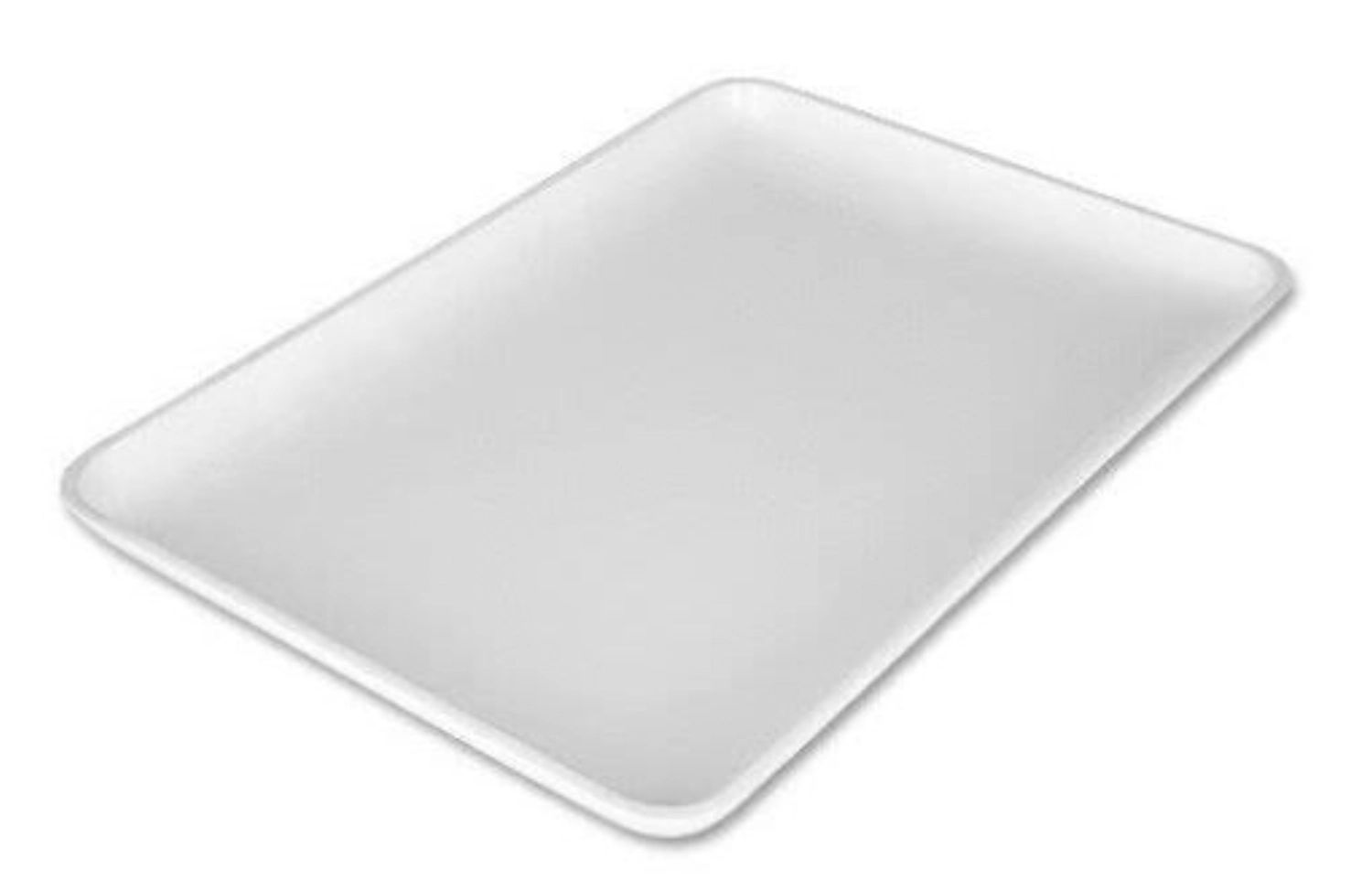 Ausstellplatte Kunststoff 580x210mm, weiss