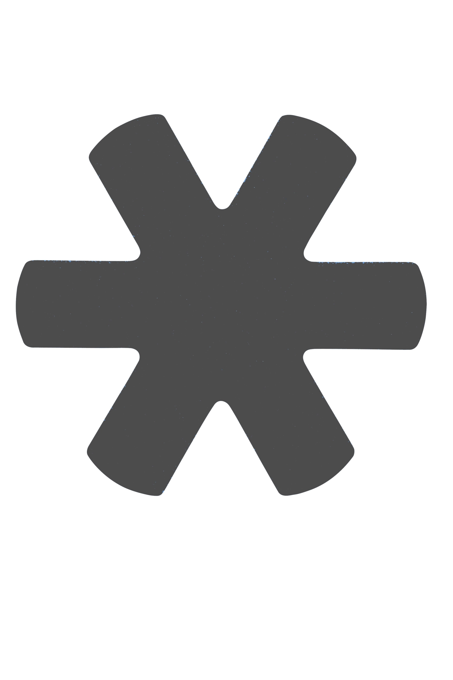 Set de 3 protège-poêles étoile 38cm, anthracite