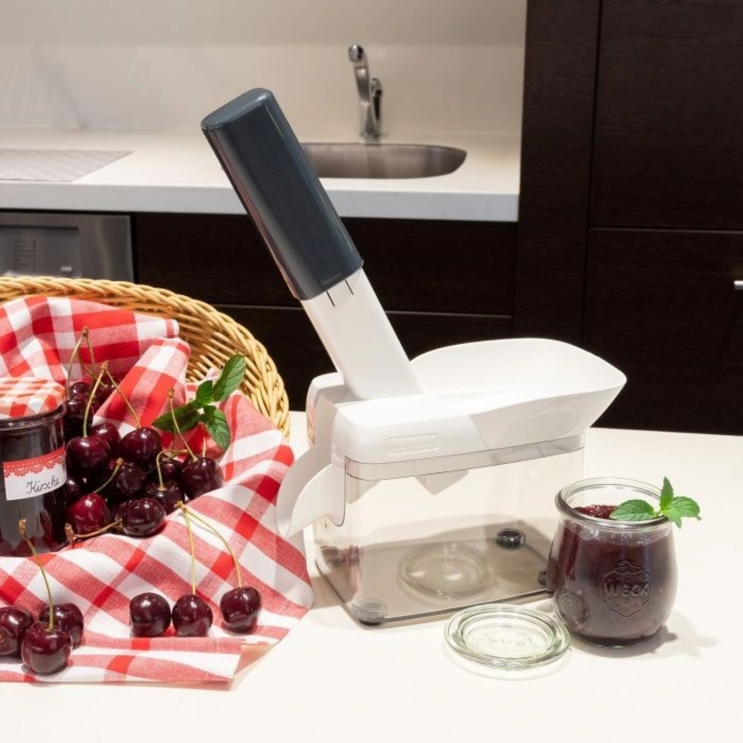 Dénoyauteur de cerises kernfix, 21x11x30.5cm