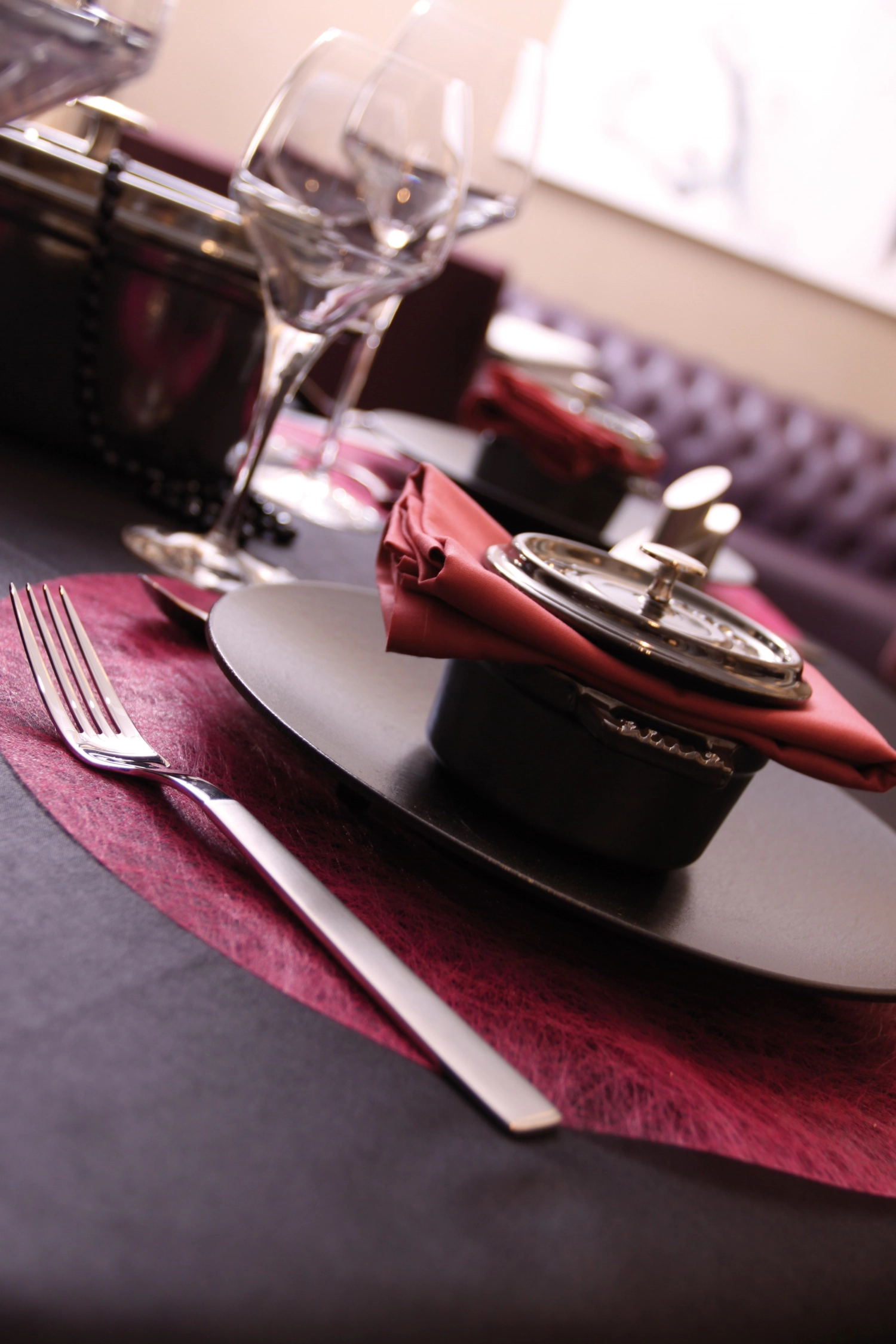 Mini cocotte 10 cm, ronde, noir, fonte 0.25l