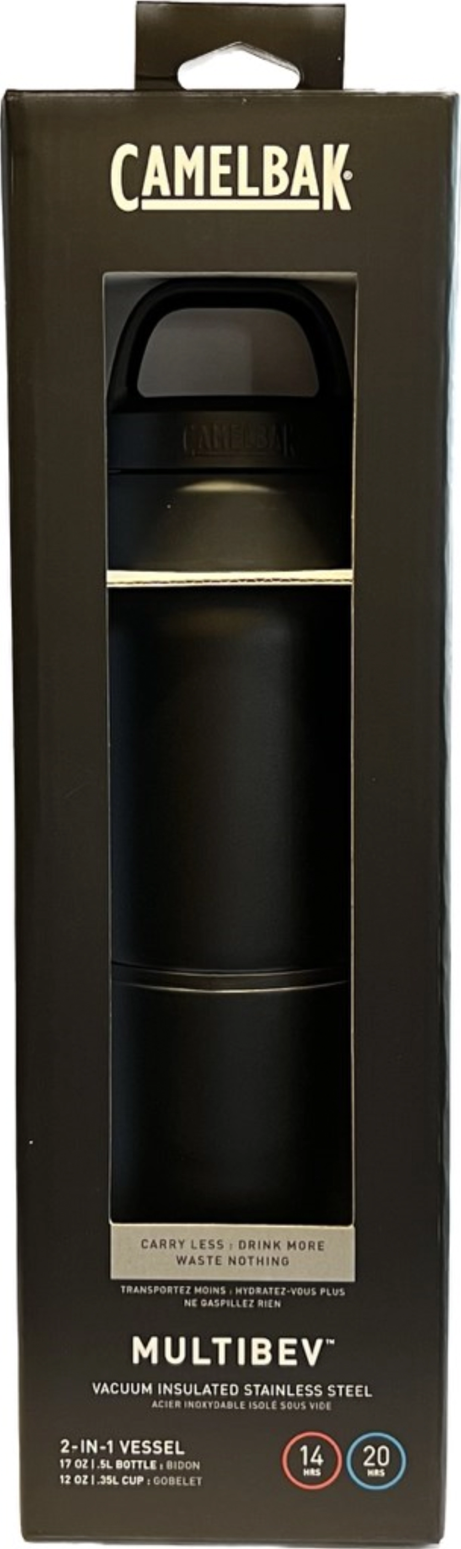 MultiBev V.I. Bottle 0.5l/0.35l black,