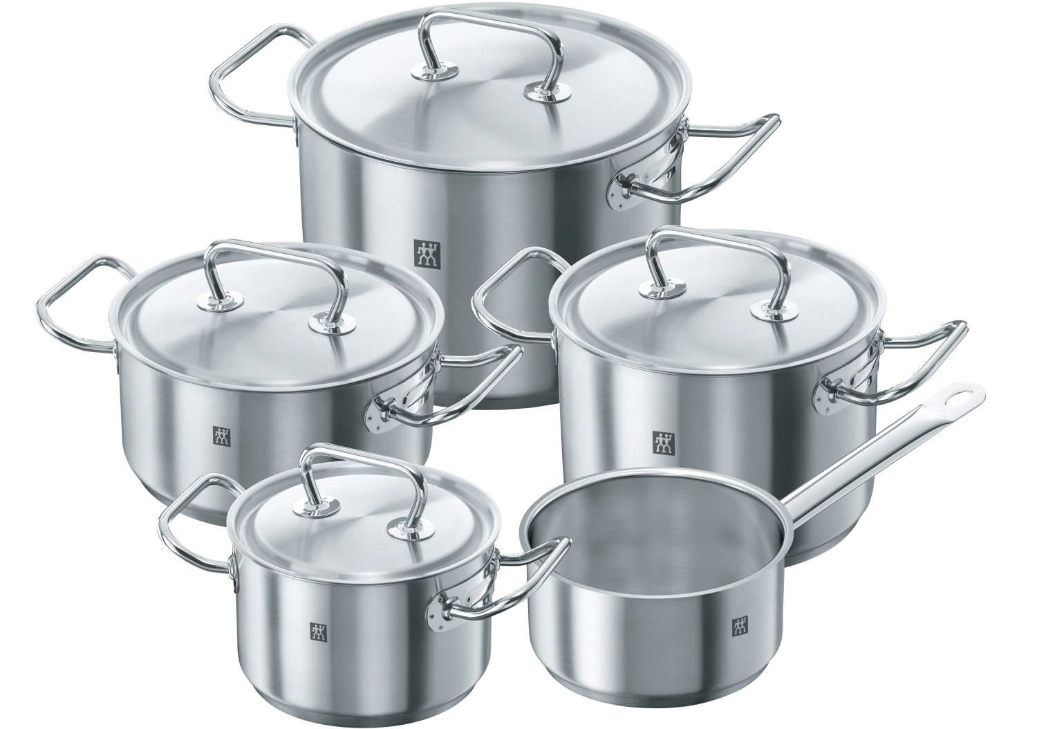 Zwccw20 ens. cAssiette 5 rond 18/10