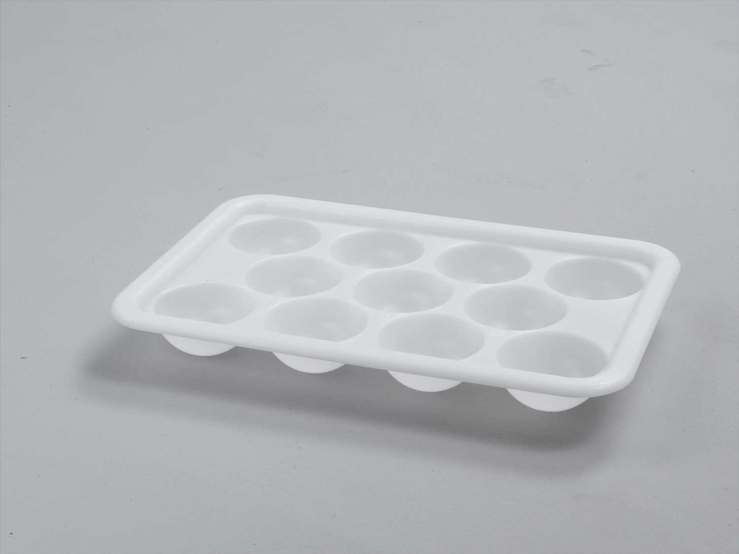 Boîte de rangement blanche 60x40cm pour 11 boules de pâte