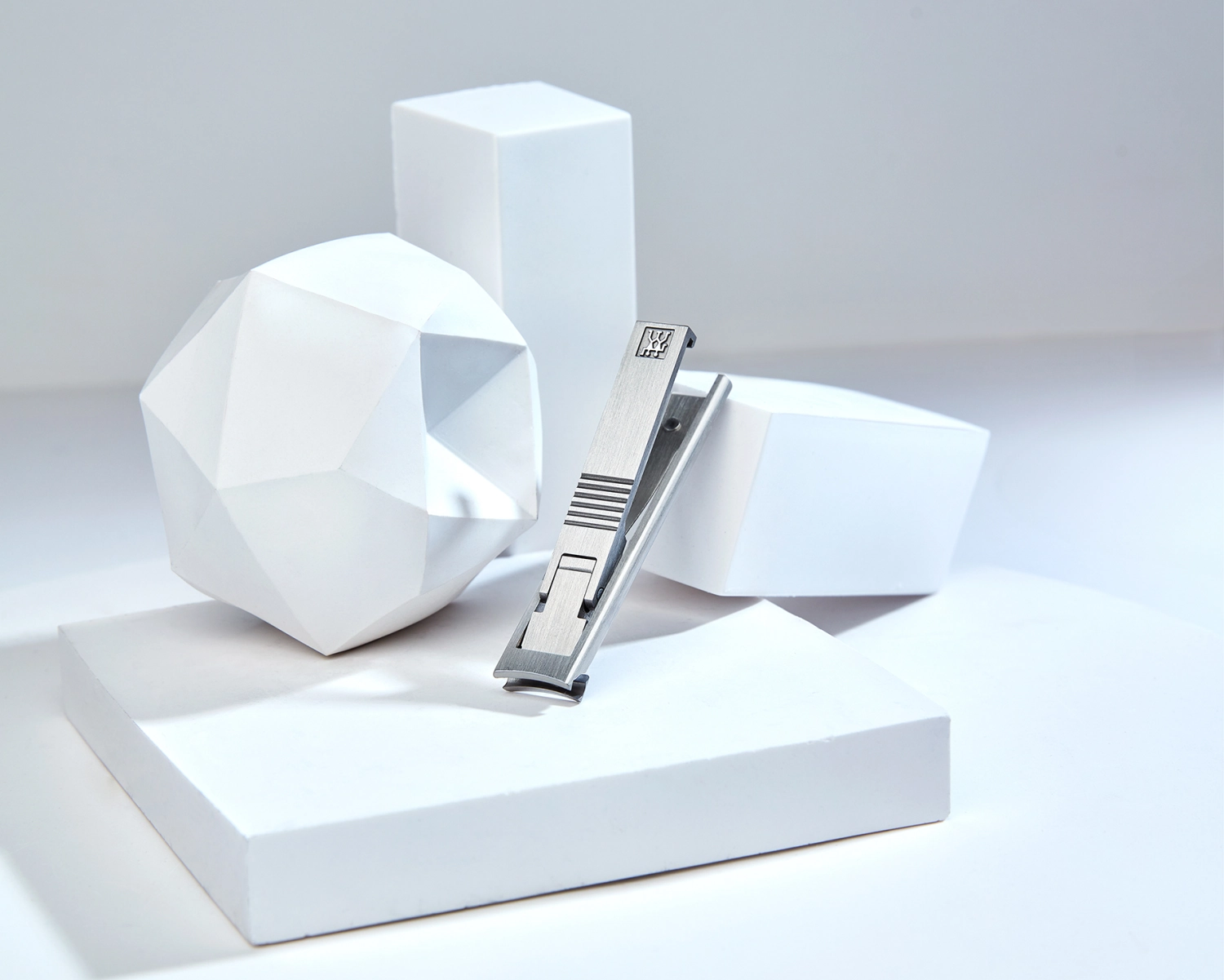 Twin s coupe-ongles, mat dans un étui en cuir, 60 mm