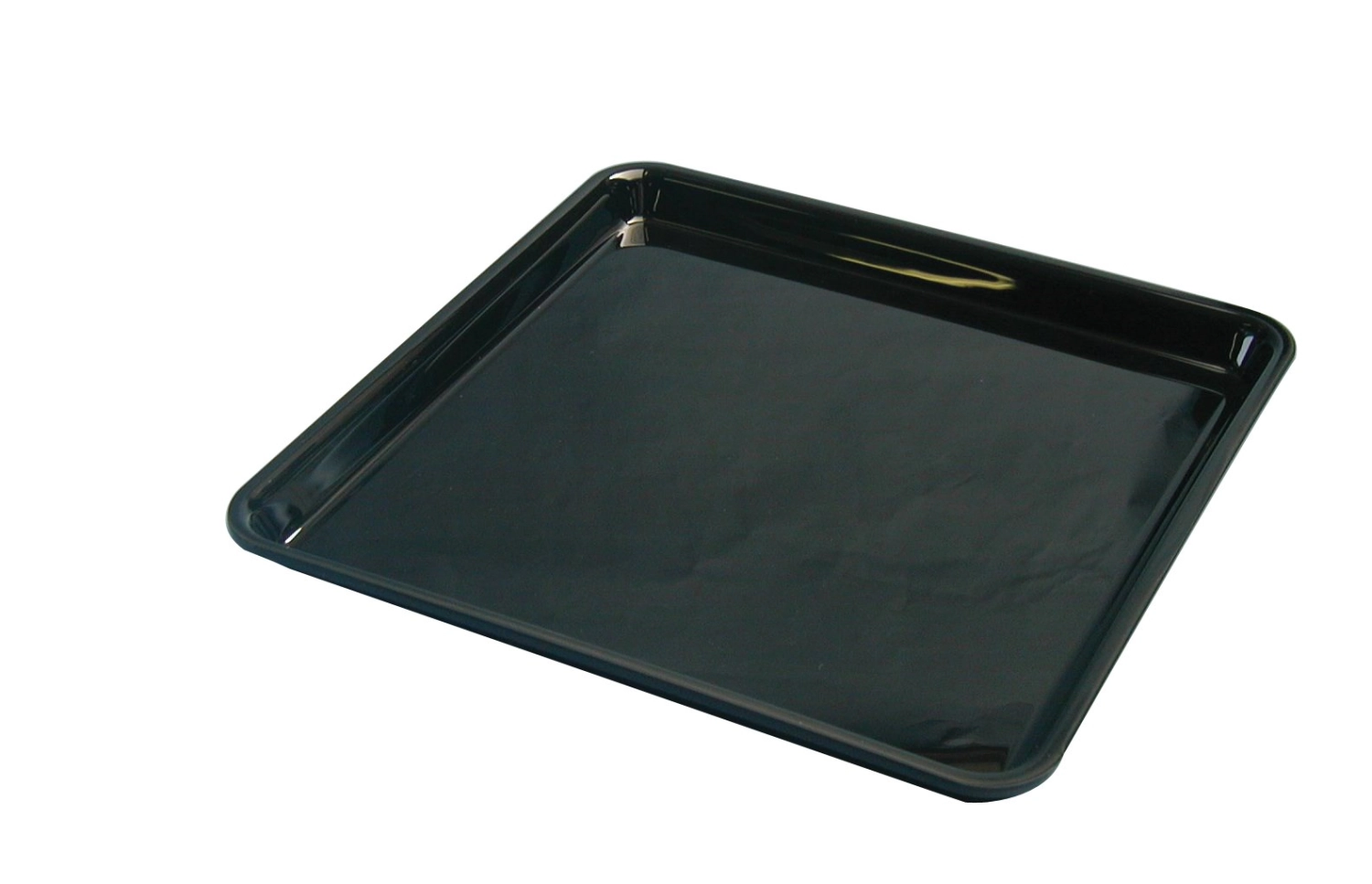 Plat rectangulaire 28x28x2cm noir