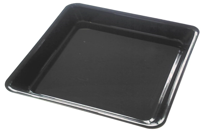 Bol rectangulaire 28x28x5cm noir