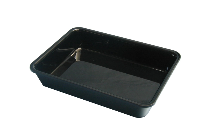 Coupe rectangulaire 28x21x5cm noir