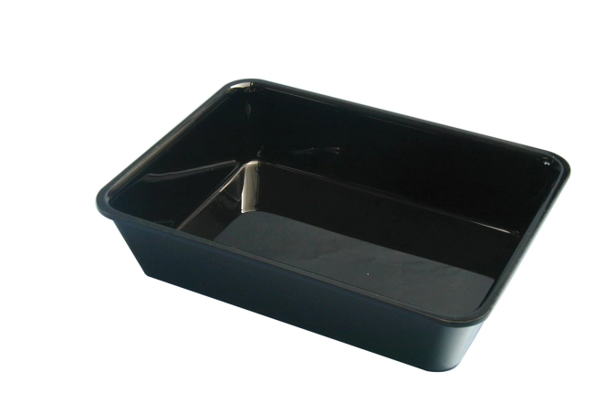 Plat rectangulaire 28x21x6cm noir