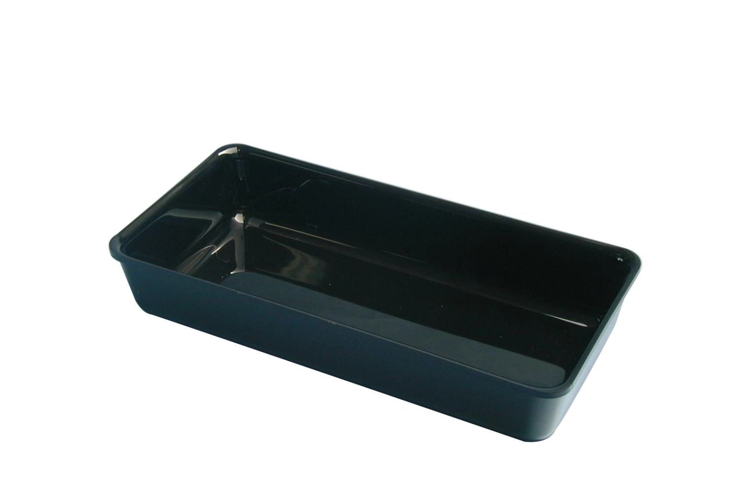 Plat rectangulaire 28x14x5cm noir