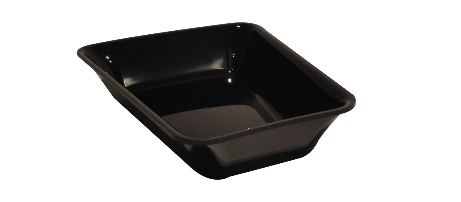 Saladier arrondi 15Grad 26.5x26.5x5cm noir