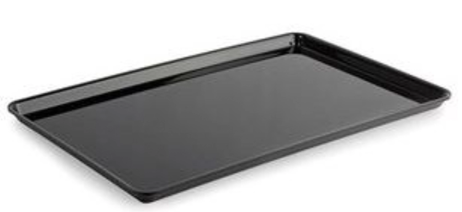 Rechteckige Schale GN1/1 53x32.5x1.7cm schwarz