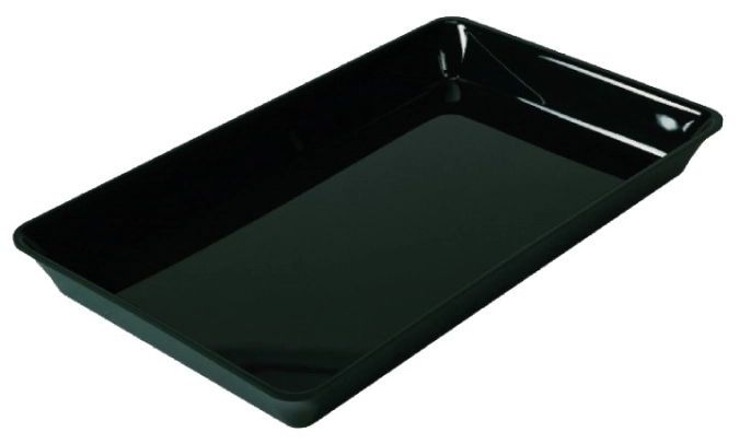 Plat rectangulaire GN1/1 53x32.5x5cm noir