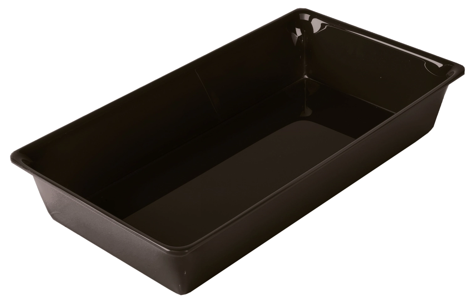 Plat rectangulaire 4/7 26.5x48.7x8cm noir