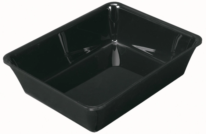 Plat rectangulaire GN1/2 26.5x32.5x8cm noir