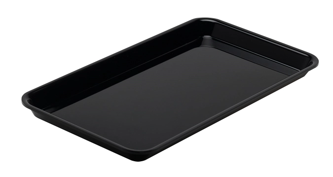 Plat rectangulaire GN1/3 32.5x17.6x1.7cm noir