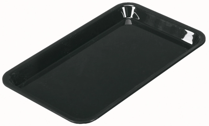 Plat rectangulaire GN1/4 26.5x16.2x1.7cm noir