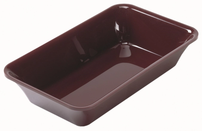 Plat rectangulaire GN1/4 26.5x16.2x5cm noir