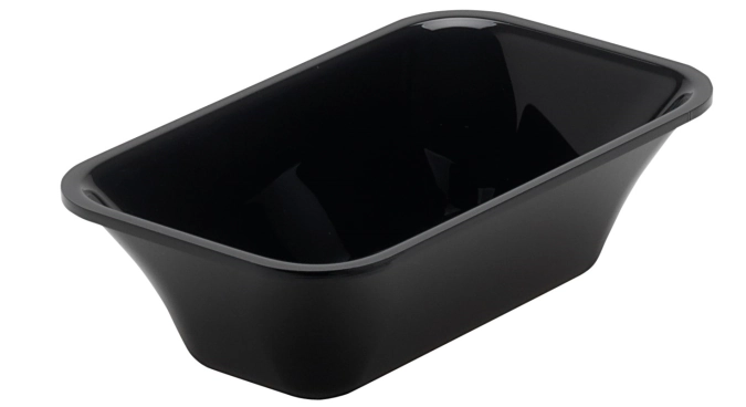 Plat rectangulaire GN1/9 17.6x10.8x5cm noir