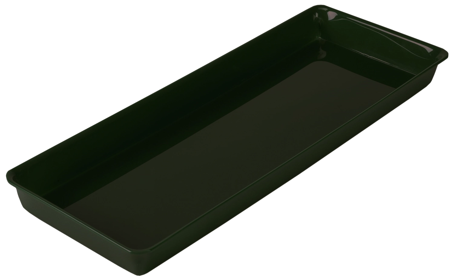 Plateau rectangulaire 5xGN1/4 81x26.5x4cm noir