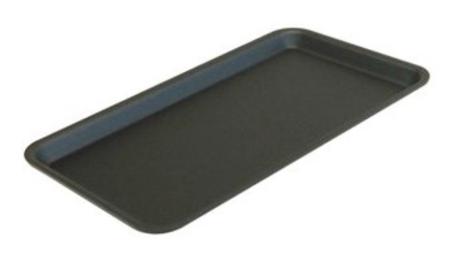 Plat rectangulaire 3/7 53x20x1.7cm noir