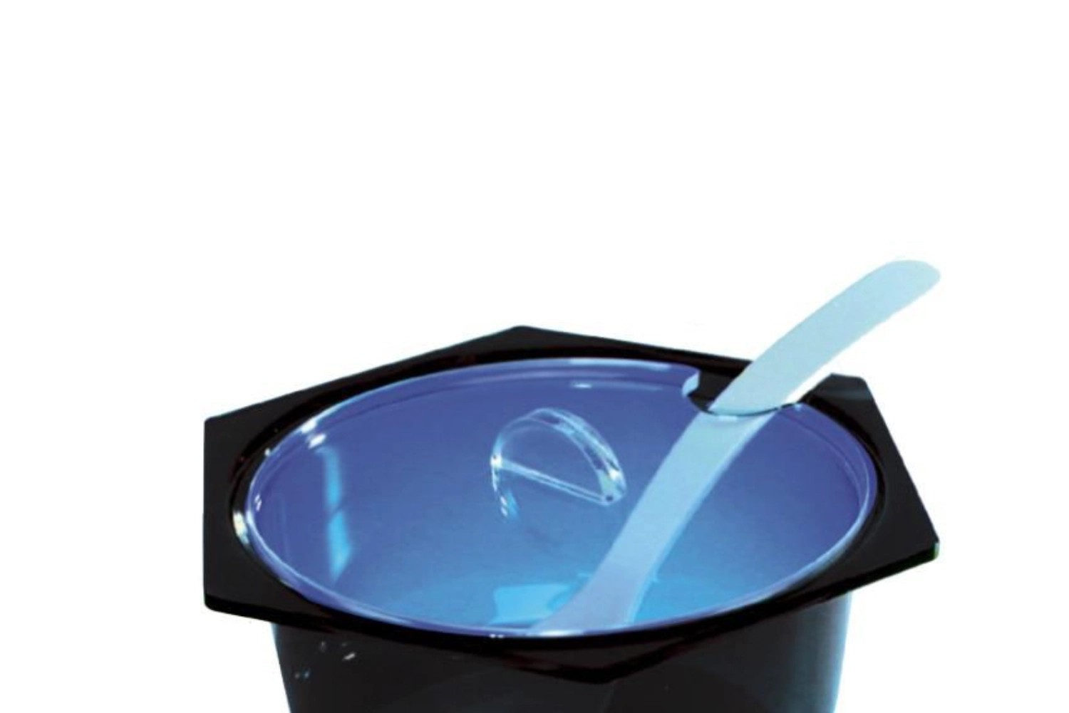 Couvercle transp/évidement pour cuillère pour saladier 426.0