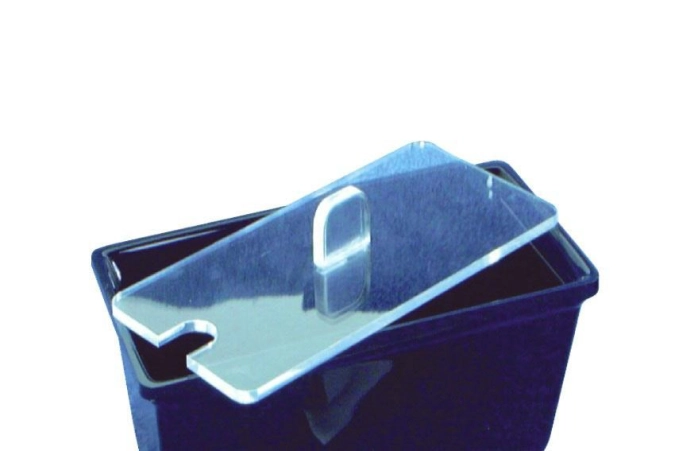 Couvercle transp m/évidement p. saladier