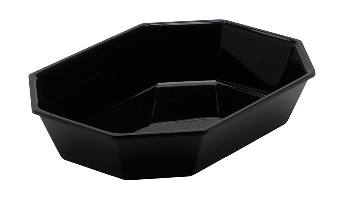 Bol octogonal 2/7 26.5x20x5cm noir