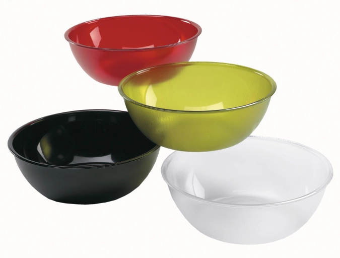 Saladier 2lt polycarbonate rouge D20x8cm 08/20