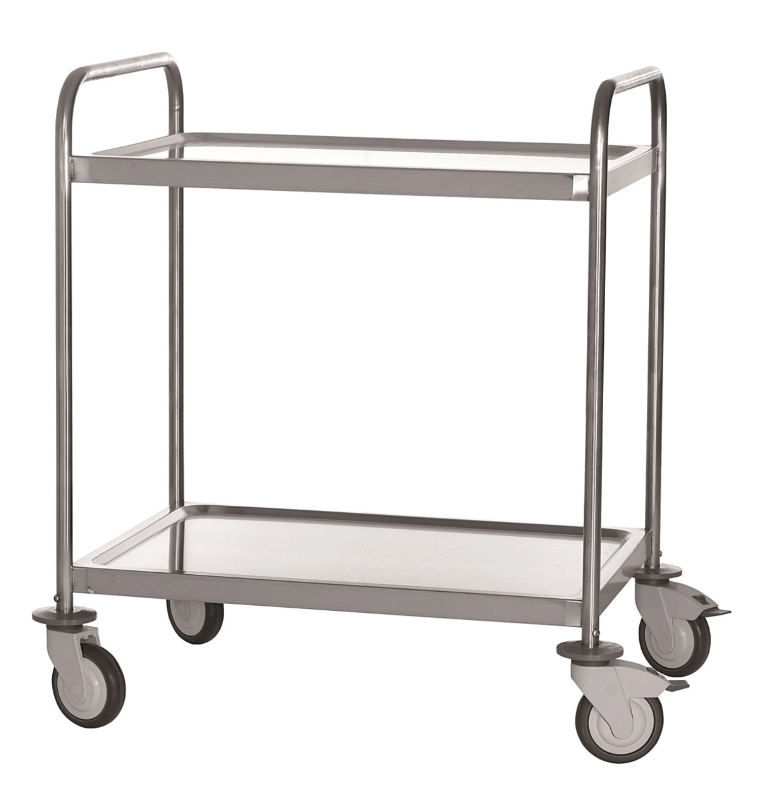 Servierwagen 2 Tablar 80x58cm H96cm