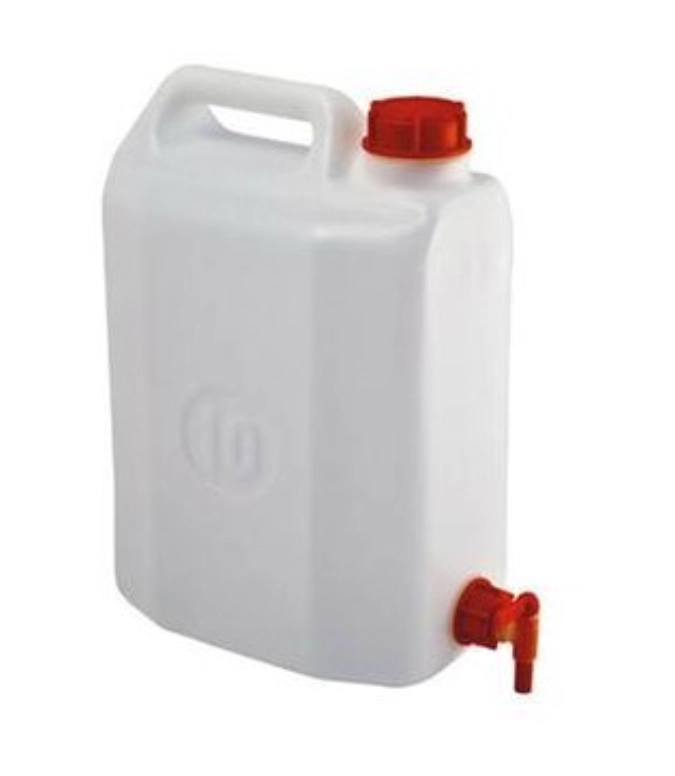 Wasserkanister 10lt mit Auslaufhahn 24.6x15.6x36cm