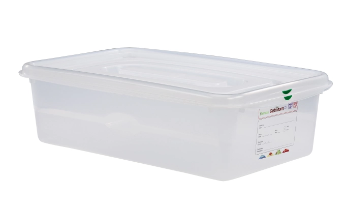 Bac de conservation GN1/1 15cm 21lt a. couvercle et clips
