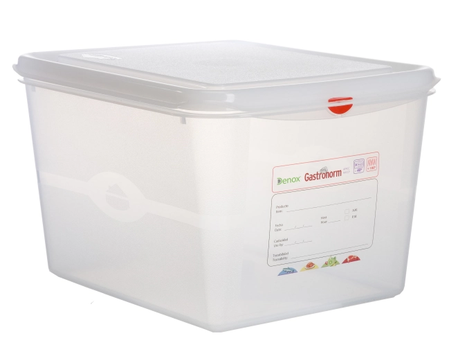 Boîte fraîcheur GN1/2 20cm 12.5lt avec couvercle et clips