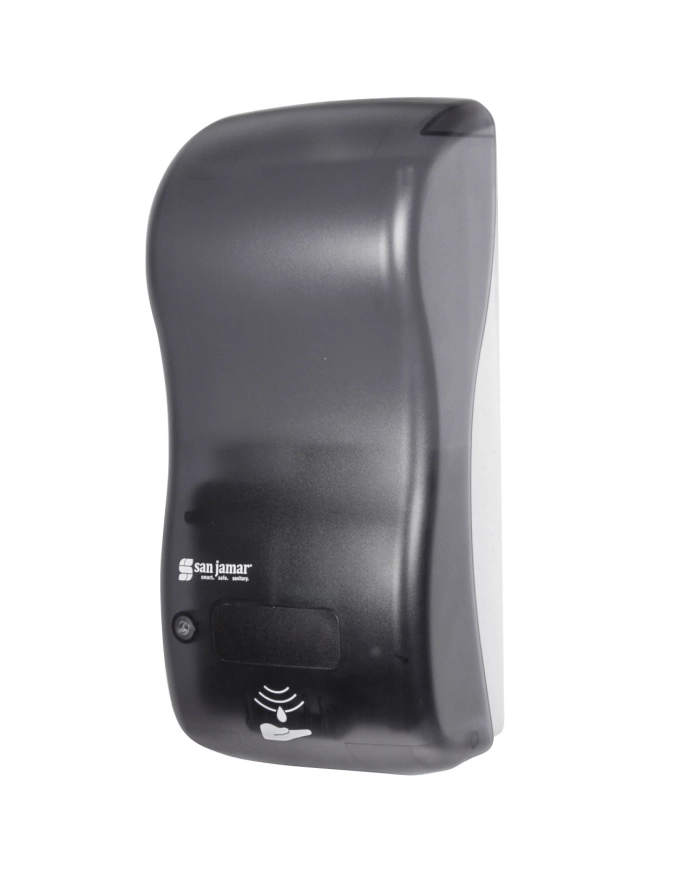 Lotion/Seifenspender elektronisch 0.9lt schwarz trsp Wandmon