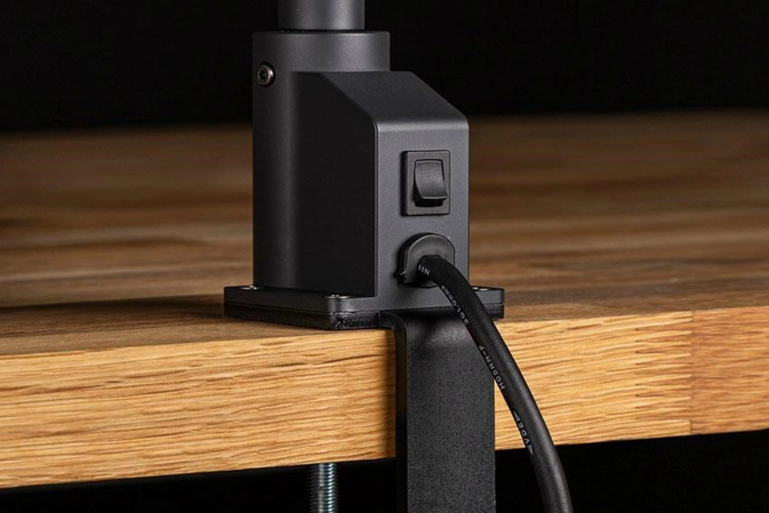 Lampe chauffante a. pince Hauteur totale 63.5cm noir