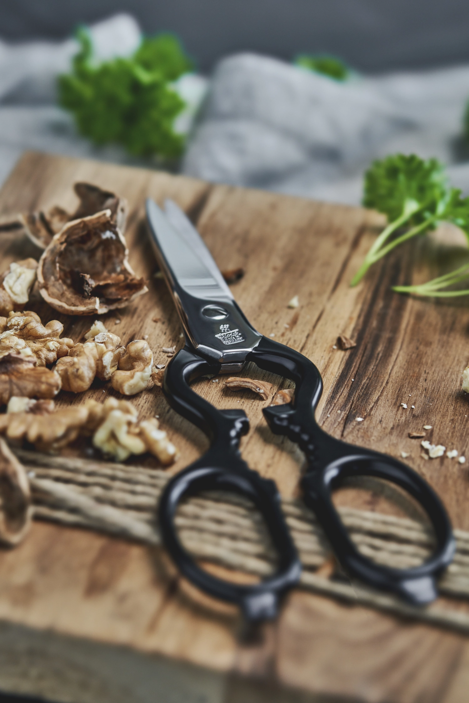 Ciseaux de cuisine polyvalents, noir, 200mm