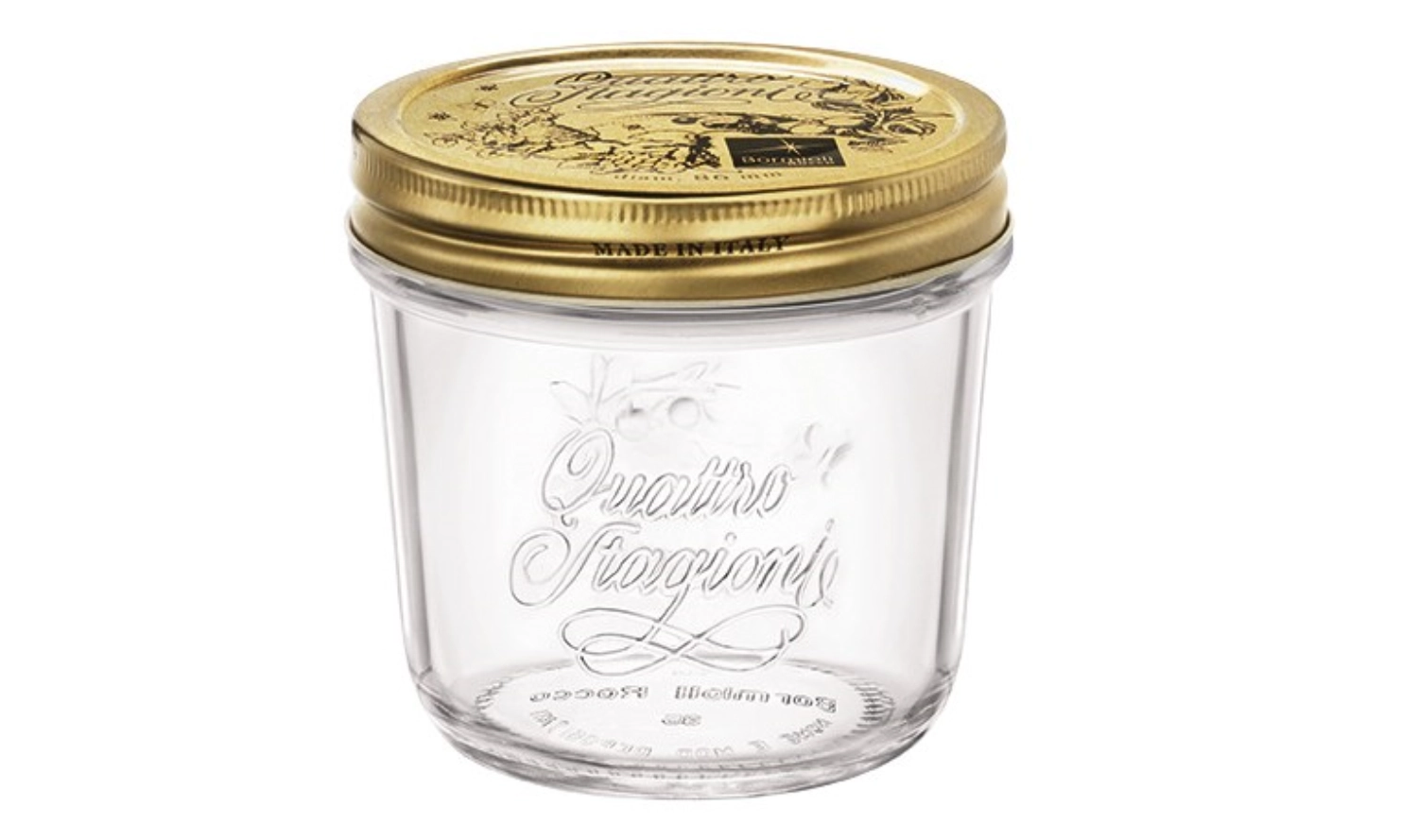 Quattro Stationi Pot de conserve large a. couvercle 25cl