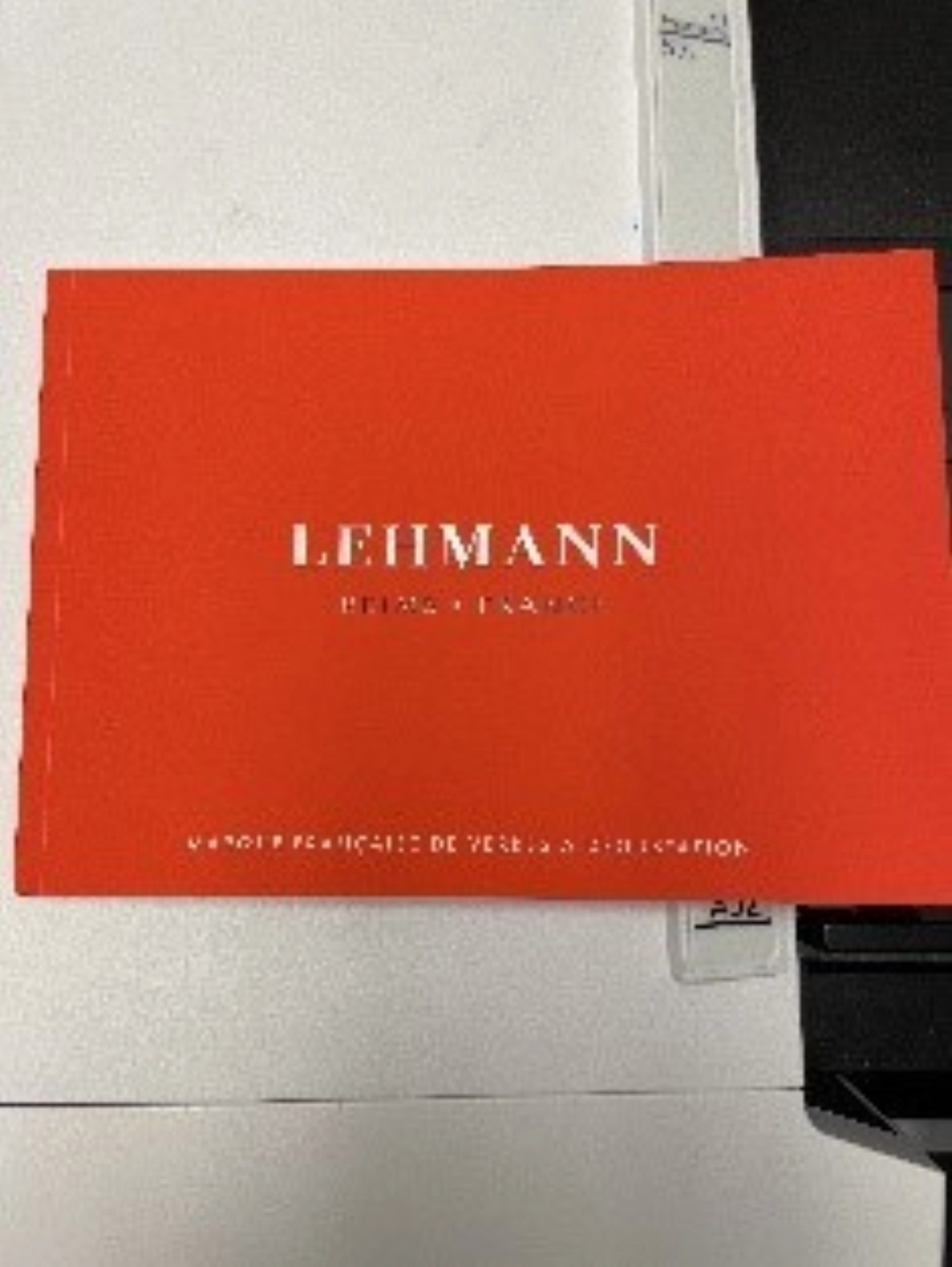 Catalogue lehmann
