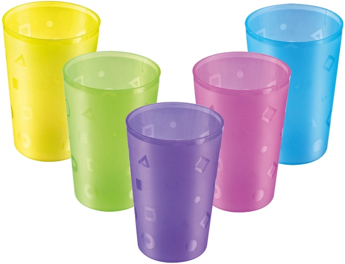 Gobelet trend, coloré, assorti, d7.5x11cm, 0.3 lt