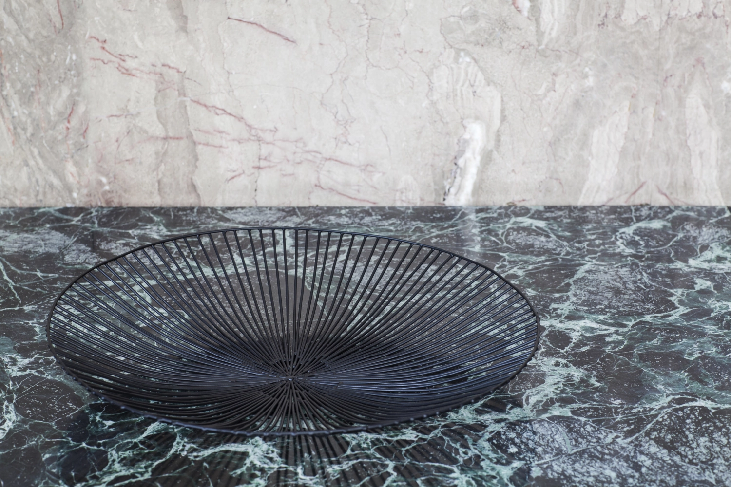 Metal sculptures Schale flach Edo