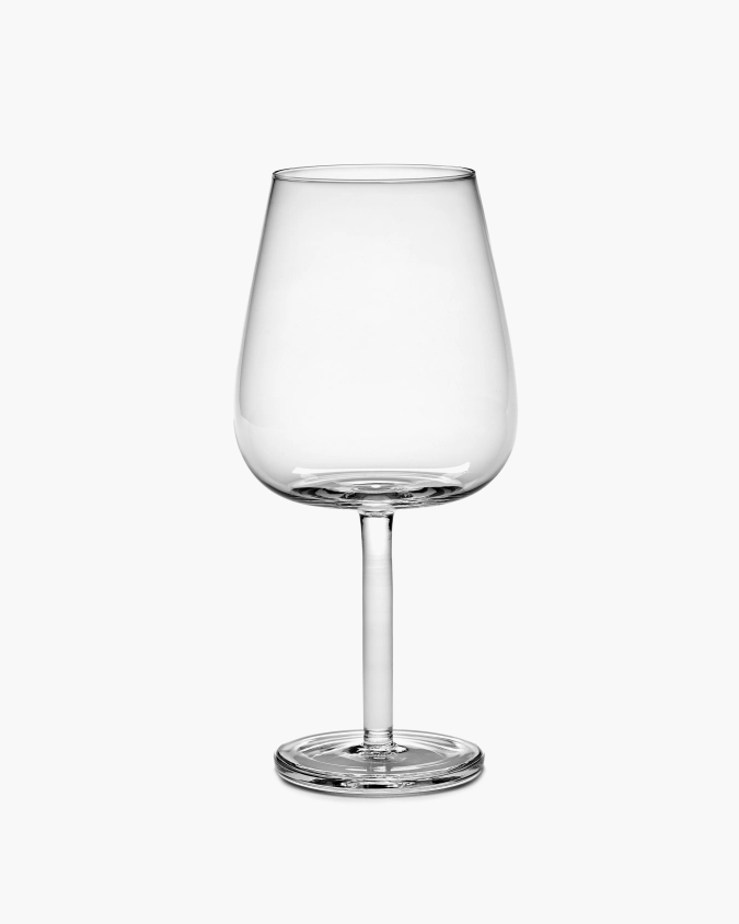 Base Rotweinglas gebogen