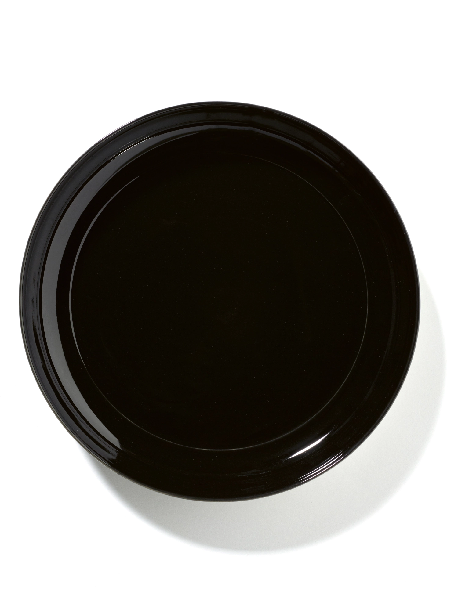 Ann Demeulem. De Assiette haute D27 cm Dé Off-White Black Va