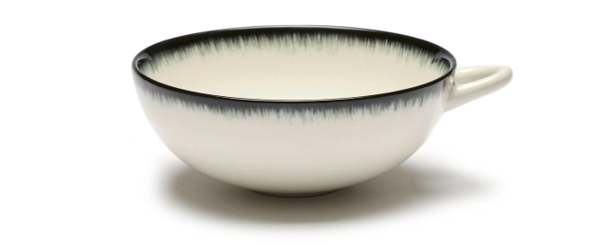 Ann Demeulemeester De Tasse 20 Cl Dé Off-White Black Var A