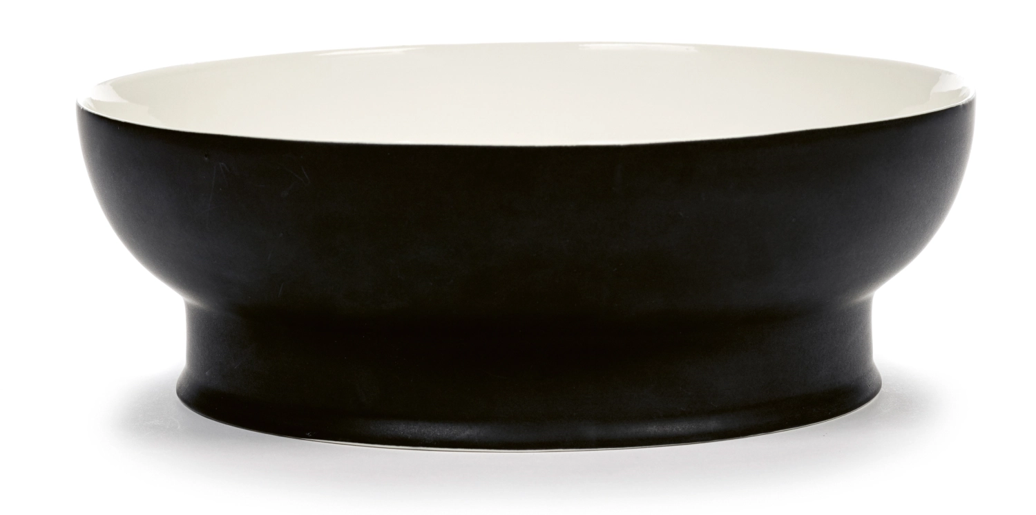 Ann Demeulemeester Bol D28cm Ra Black/Off-White