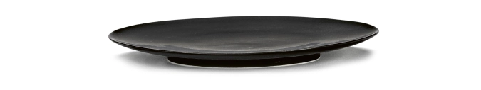 Ann Demeulemeester Assiette plate D17cm Ra Black