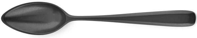 Ann Demeulemeester Cuillère à dessert 18.4X3cm Zoë Black